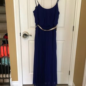 Full length Royal Blue dress
